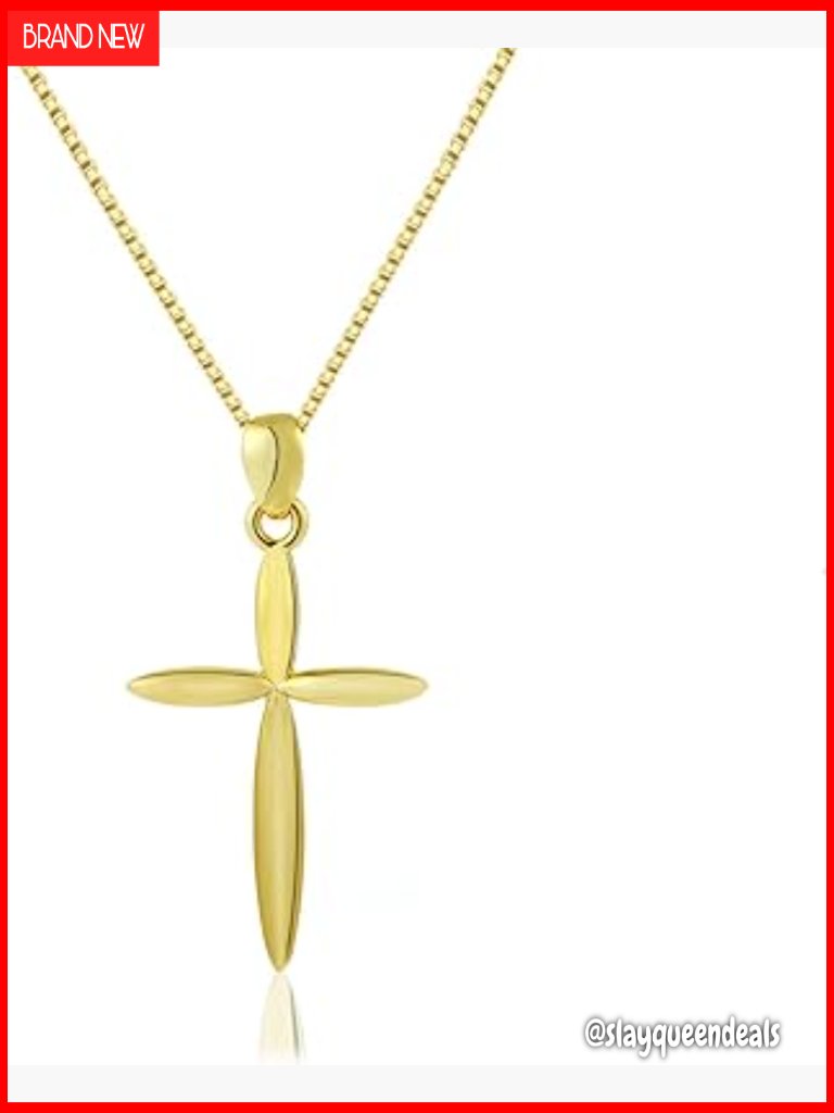 Sterling Silver Cross Necklace For Women Handmade Religious Pendant